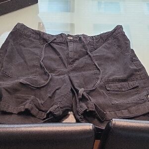 Women's Black Casual Shorts